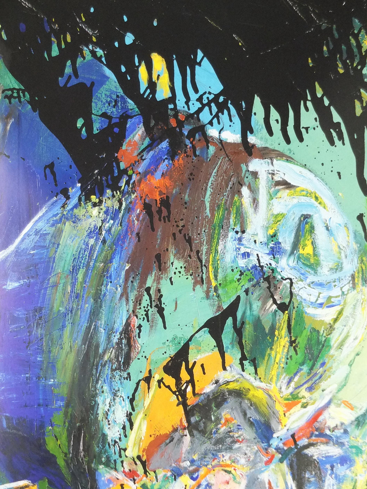 2012 Asger Jorn Poster, Pink Caviar, Something stays behind 1963, Nogle bliver tilbage, Cobra Group, gallery exhibition wall art decor