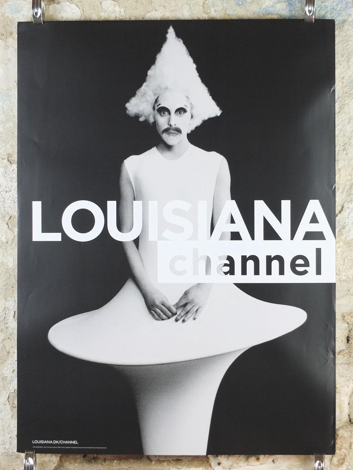 1999 Ugo Rondinone Poster, I don't live here any more, Louisiana Channel, Museum of Modern Art, gallery exhibition wall art decor