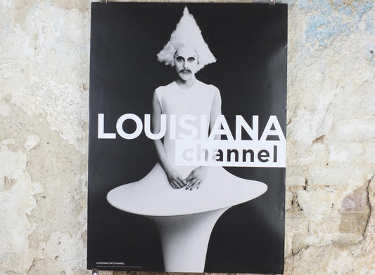 1999 Ugo Rondinone Poster, I don't live here any more, Louisiana Channel, Museum of Modern Art, gallery exhibition wall art decor