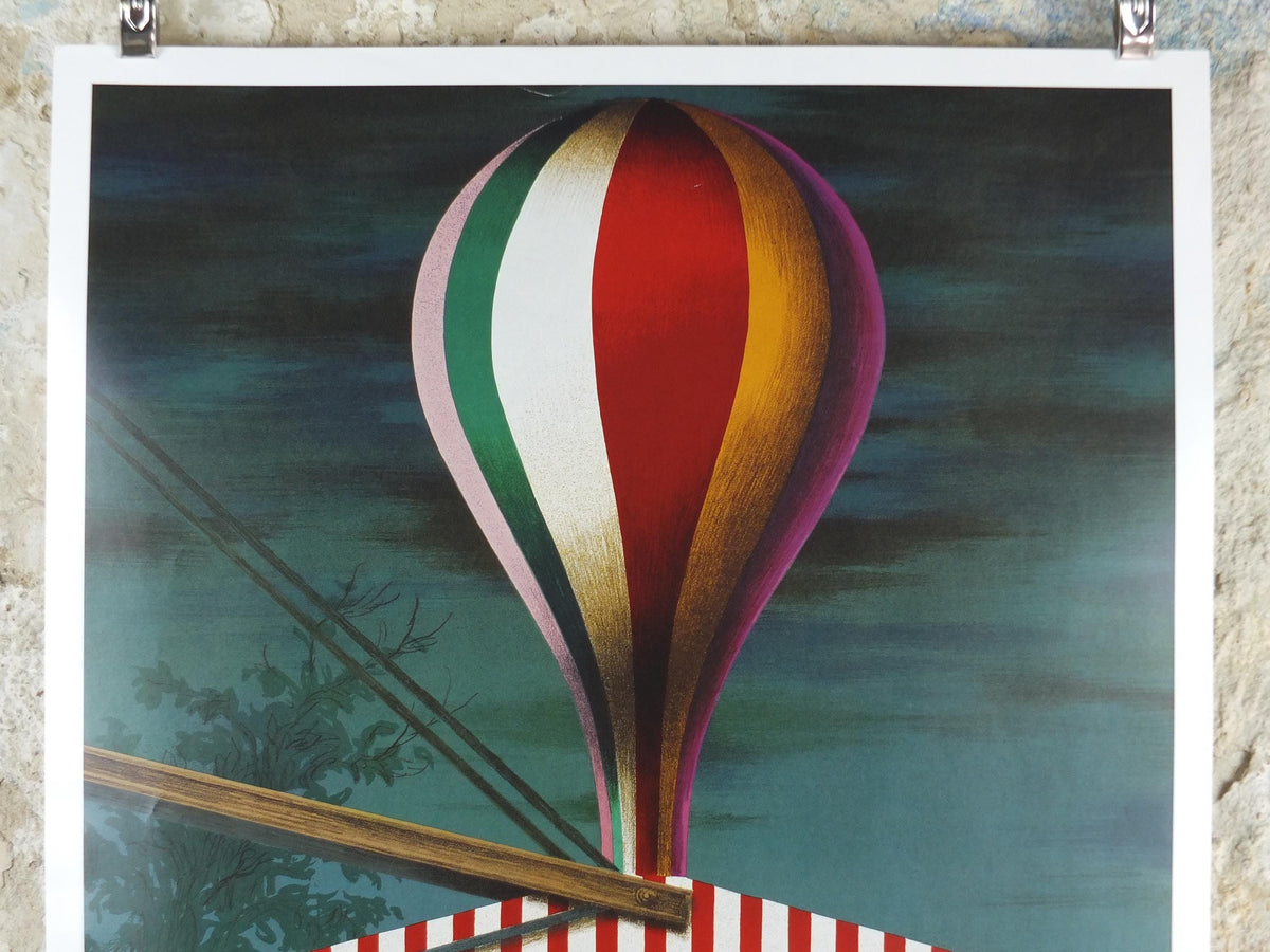 2014 Tivoli Poster, Copenhagen Amusement Park in Denmark by Ib Anderson 1943, Pop Art, Travel tourism vacation wall art decor
