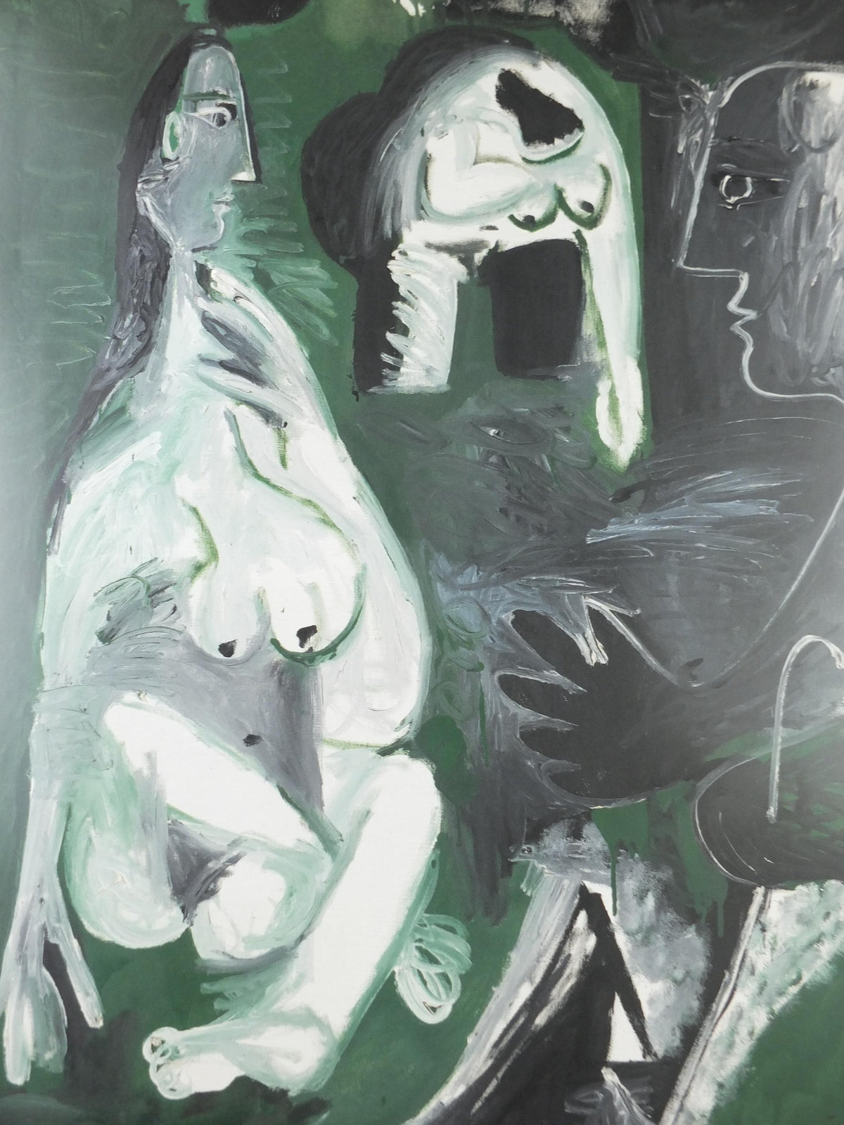 2017 Pablo Picasso Poster, Lunch on the Grass 1961, Louisiana Copenhagen, Le déjeuner sur l'herbe, artist gallery exhibition, wall art decor