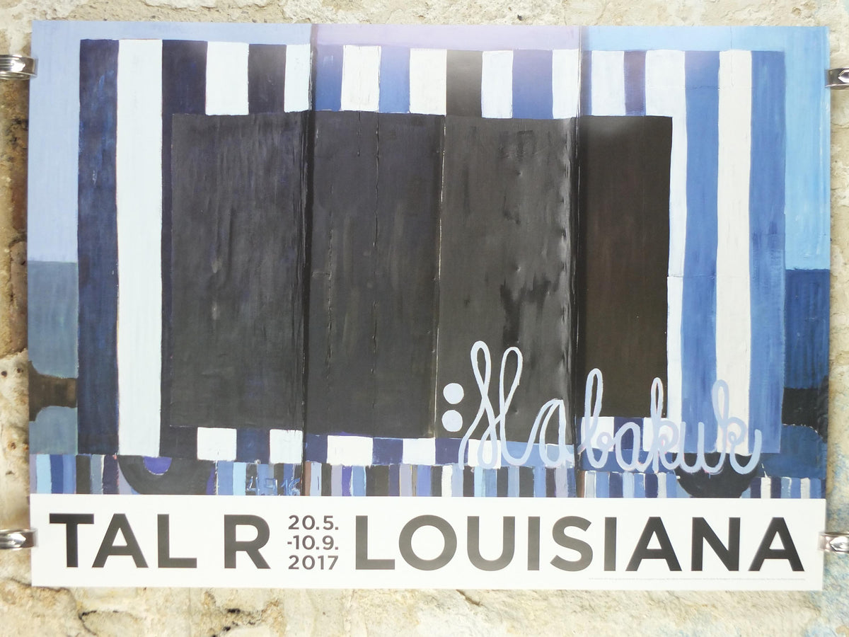 2017 Tal R Poster, Habakuk, Kolbojnik style, abstract, gallery exhibition wall art decor