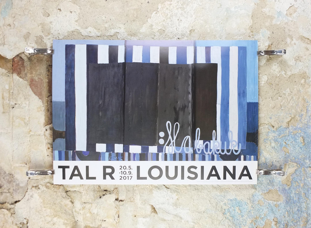 2017 Tal R Poster, Habakuk, Kolbojnik style, abstract, gallery exhibition wall art decor