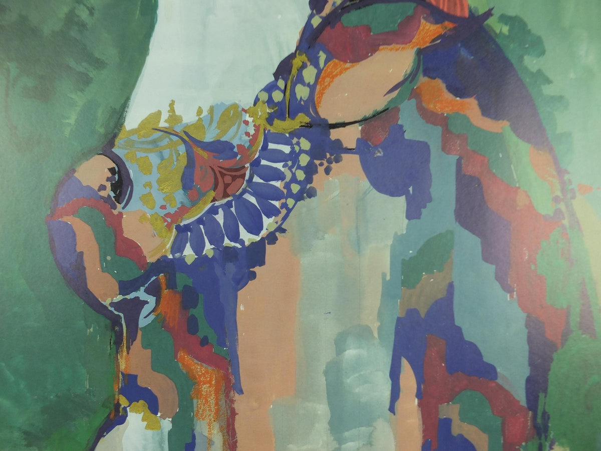 1982 Bjørn Wiinblad Poster, A Midsummer Night's Dream, Titania the Fairy Queen, William Shakespeare, Ein Sommernachtstraum, wall art decor