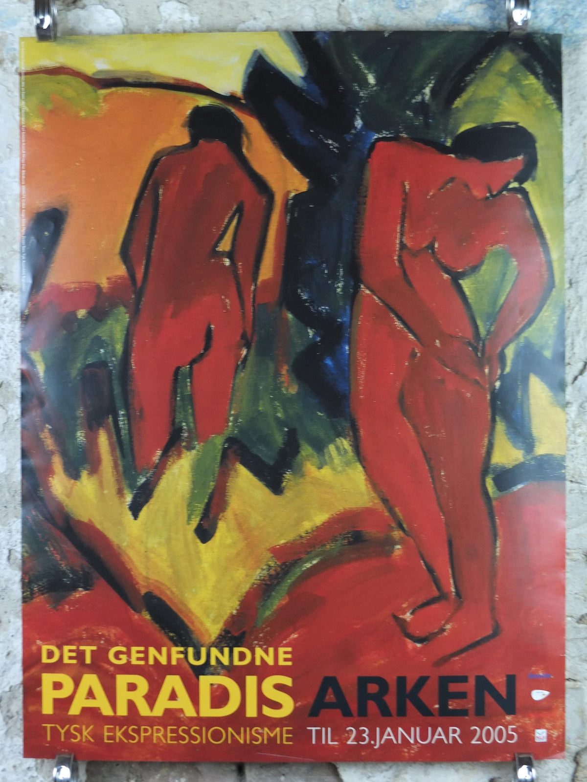 2005 Karl Schmidt-Rottluff Poster, Summer Nudes outside 1913, Die Brücke expressionist, gallery wall art decor