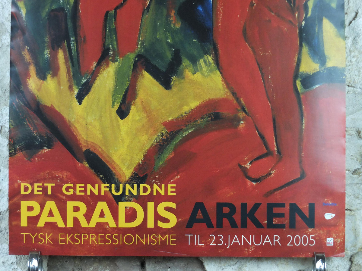 2004 Karl Schmidt-Rottluff Poster, Summer Nudes outside 1913, Die Brücke expressionist, gallery wall art decor