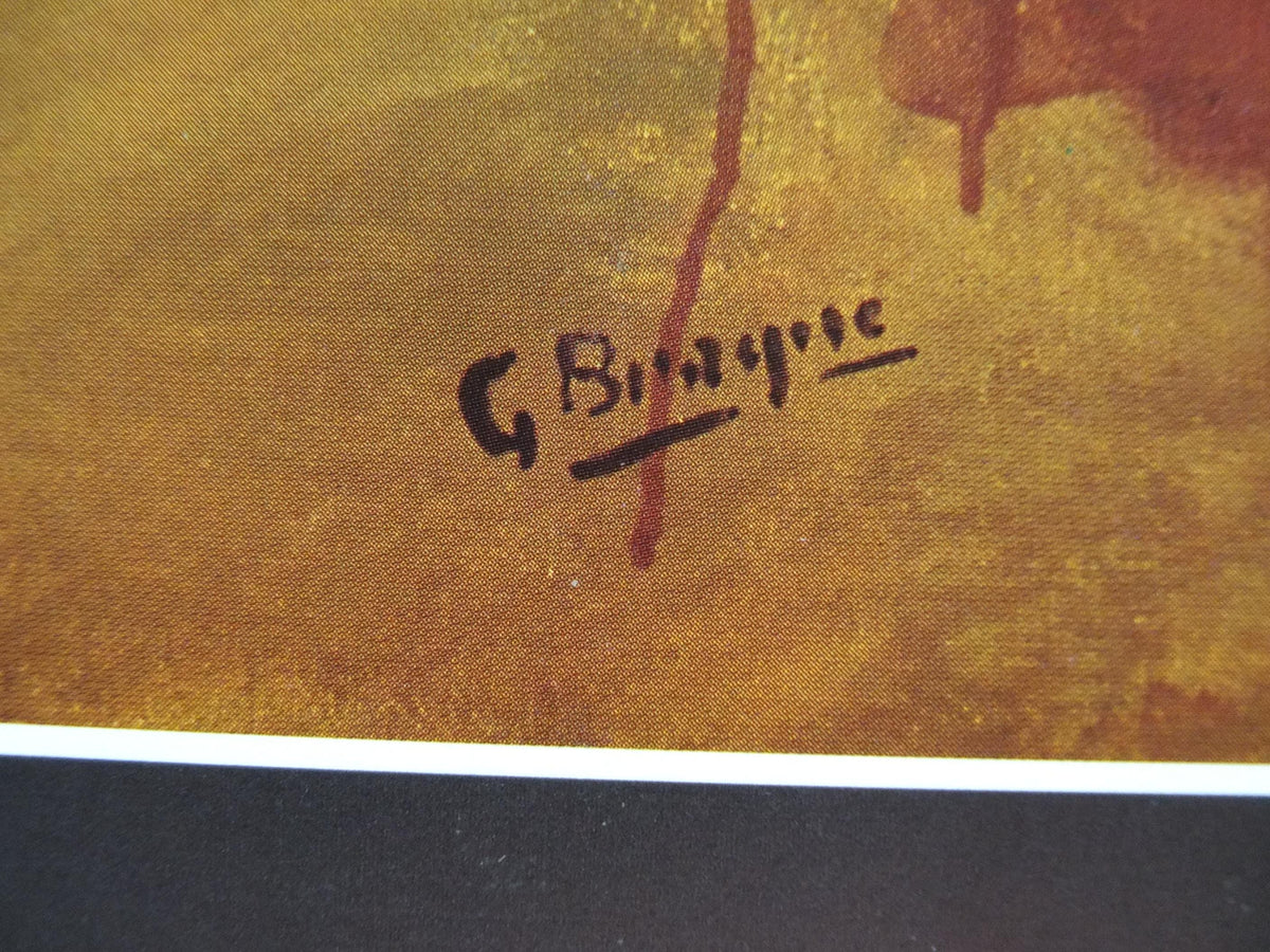 1994 Georges Braque Poster, Grand Nu, Nu deboute from 1908, Fondation Maeght, Cubism, Fauvism, artist gallery exhibition, wall art decor