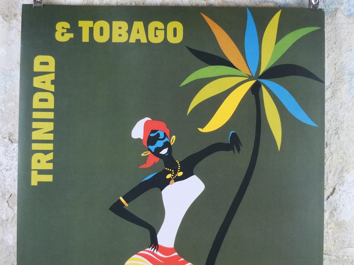 2004 Trinidad and Tobago Travel Poster, from 1965, Tourist Board, reprint, travel tourism, wall art decor