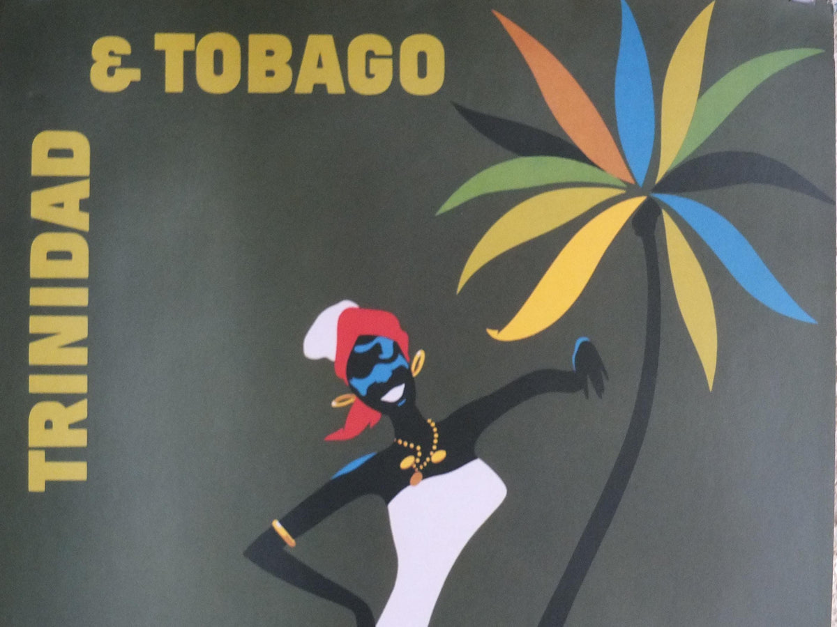 2004 Trinidad and Tobago Travel Poster, from 1965, Tourist Board, reprint, travel tourism, wall art decor