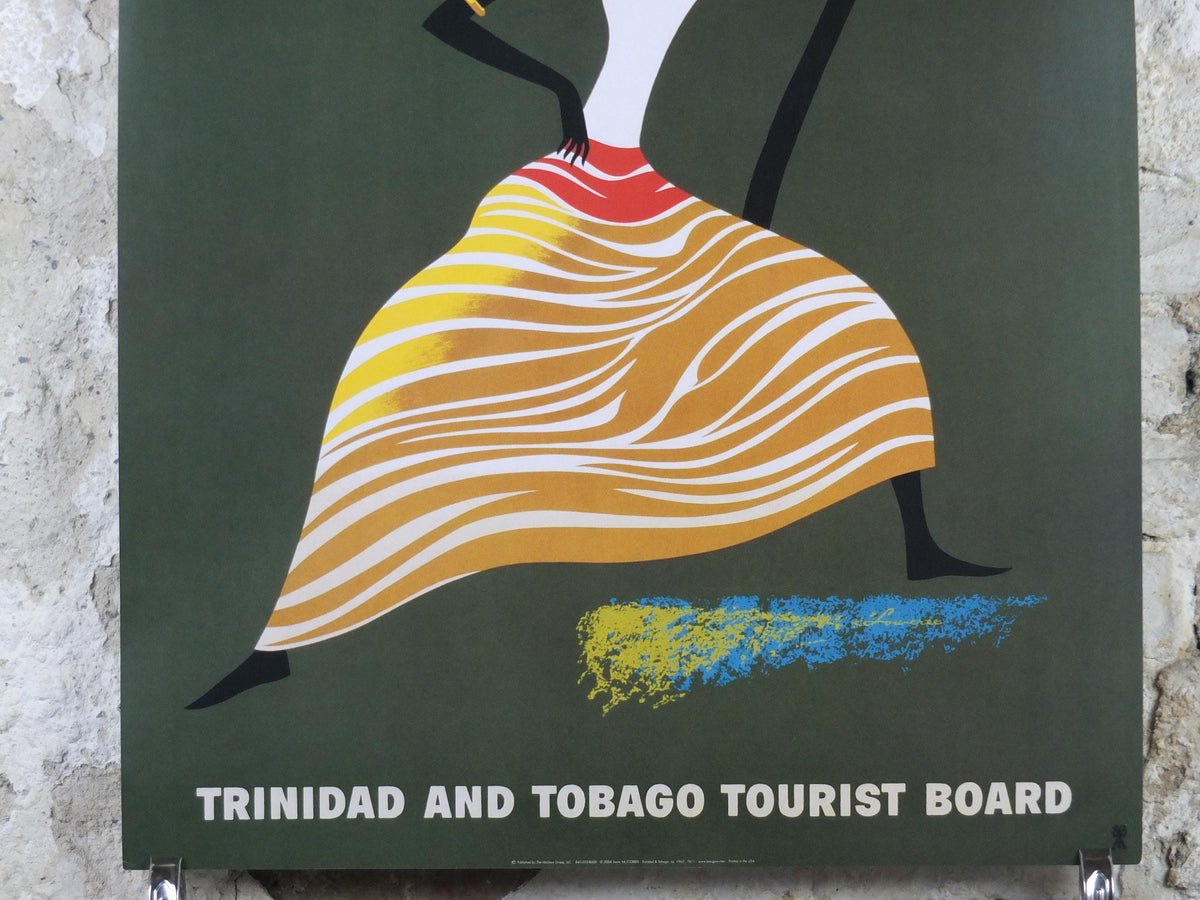 2004 Trinidad and Tobago Travel Poster, from 1965, Tourist Board, reprint, travel tourism, wall art decor