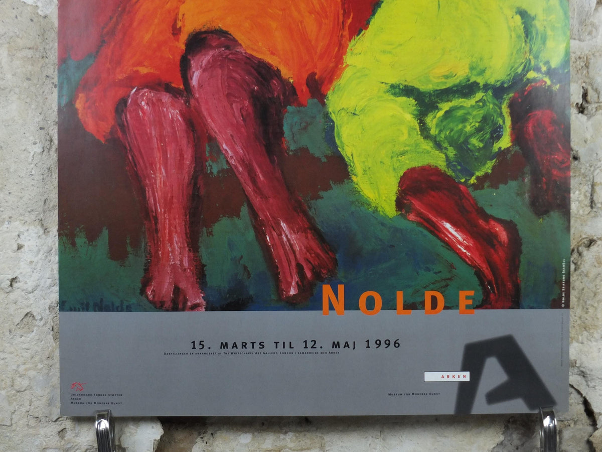 1996 Emil Nolde Poster, Dancing Girls 1925, Tazende Madchen, Berlin Succession, Die Brücke expressionist, Blaue Reiter, wall art decor