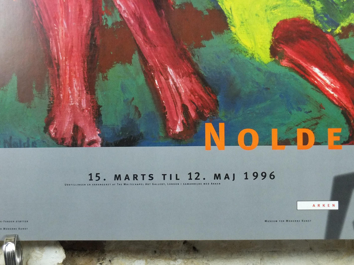 1996 Emil Nolde Poster, Dancing Girls 1925, Tazende Madchen, Berlin Succession, Die Brücke expressionist, Blaue Reiter, wall art decor