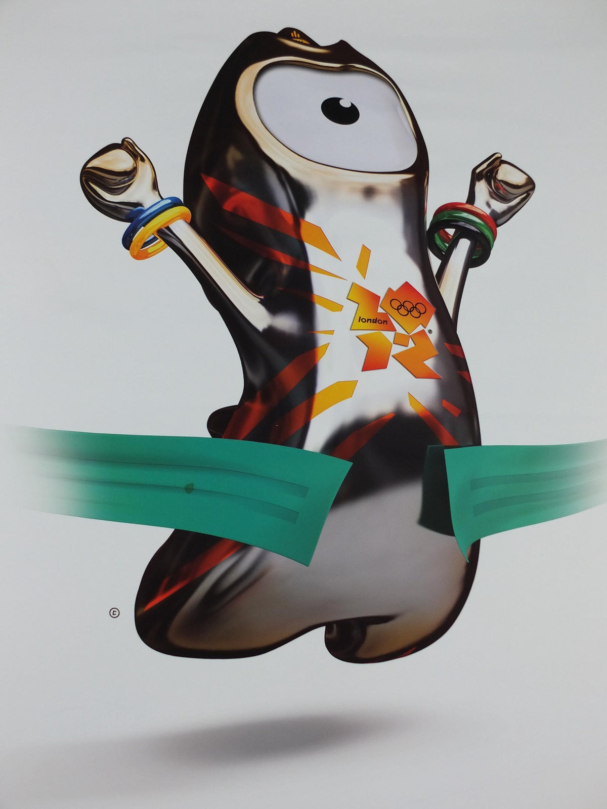 2012 London Olympics Poster, Wenlock, Olympic Mascot, LondOn 2012, XXX Olympiad, post modern, sport wall art decor