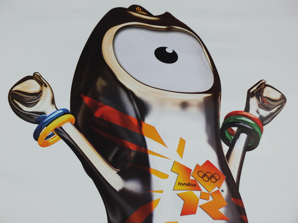 2012 London Olympics Poster, Wenlock, Olympic Mascot, LondOn 2012, XXX Olympiad, post modern, sport wall art decor