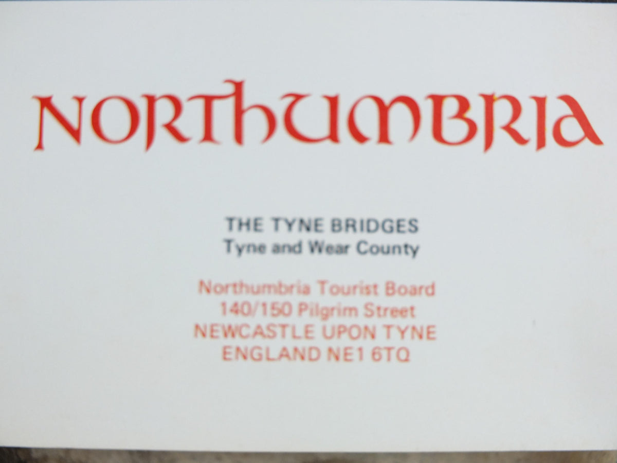 1970s The Tyne Bridges Poster, Tyne and Wear County, Newcastle Upon Tyne, Northumbria Tourist Board, England, travel wall art decor