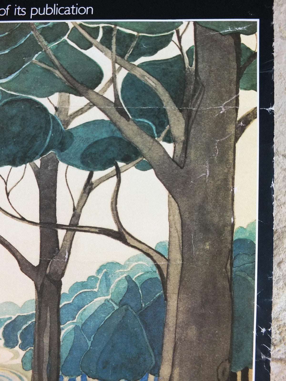 1987 Tolkien Exhibition Poster, The Hobbit, J.R.R. Tolkien, Bodleian Library, Oxford, Middle Earth, fantasy fiction wall art decor
