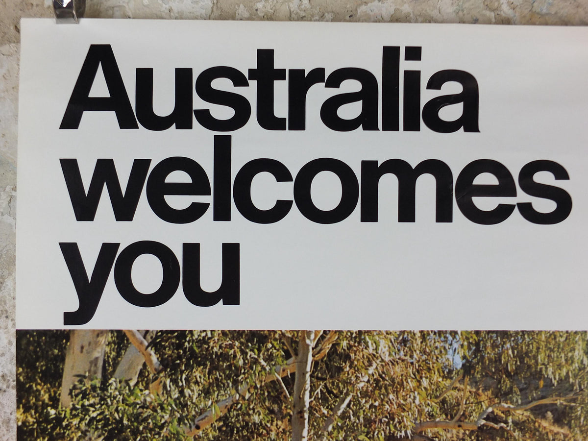 1969 Australia Outback Poster, A bush picnic and BBQ at the Ross River Cattle Station Resort, great outdoors travel & tourism wall art decor