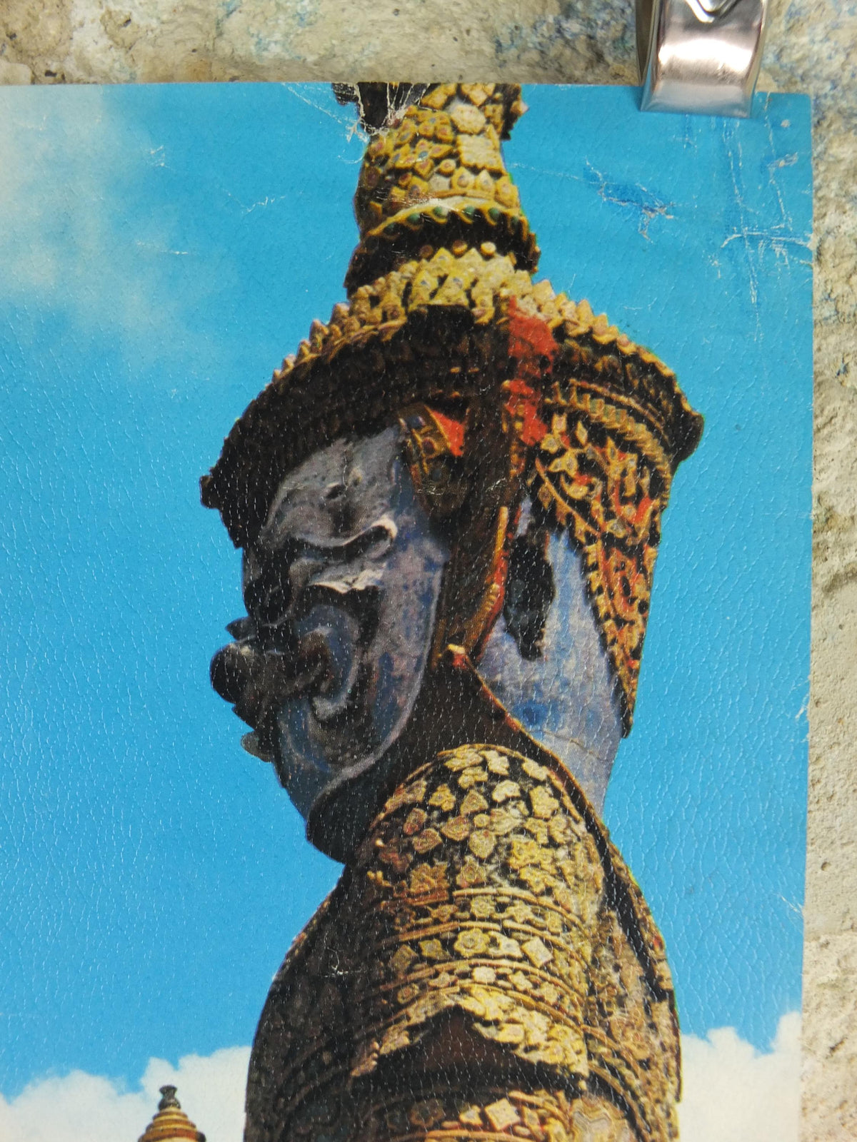 1970s Thailand Travel Poster, Temple of the Emerald Buddha, Wat Phra Keo, Royal Chapel, Bangkok, , travel tourism, wall art retro decor