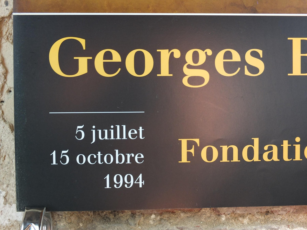 1994 Georges Braque Poster, Grand Nu, Nu deboute from 1908, Fondation Maeght, Cubism, Fauvism, artist gallery exhibition, wall art decor