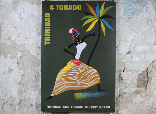 2004 Trinidad and Tobago Travel Poster, from 1965, Tourist Board, reprint, travel tourism, wall art decor