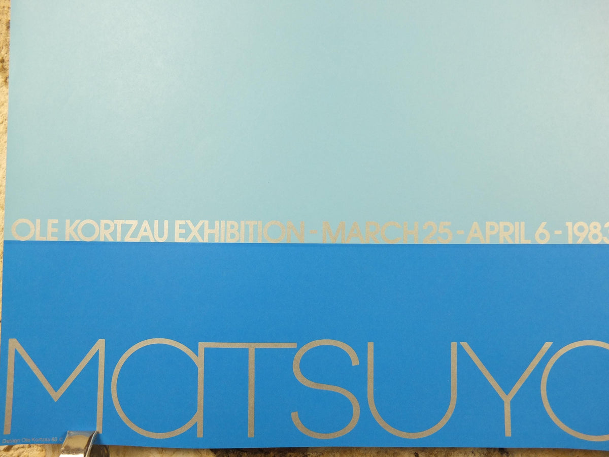 1983 Matsuya Ginza Mall Poster, 3 Chome-6-1 Ginza, Chuo City, Tokyo 104-8130, Ole Kortzau, artist gallery exhibition, wall art decor