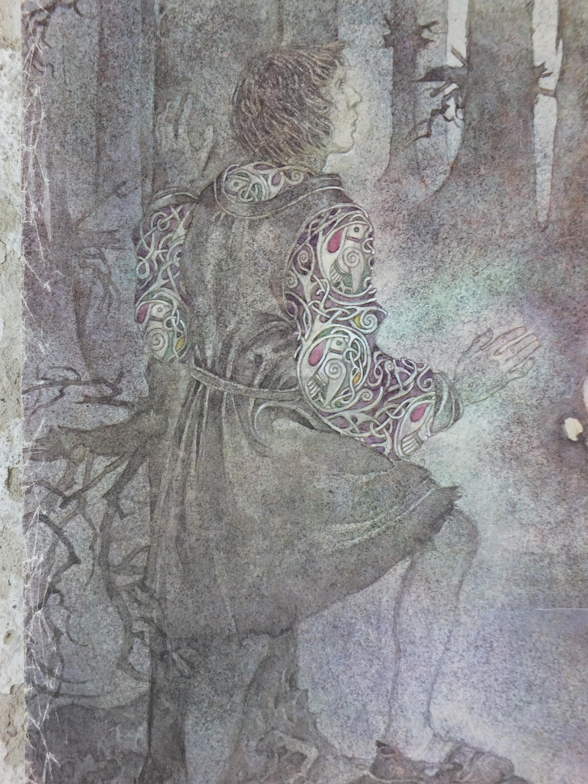 1977 The Lovers Poster, by Sulamith Wulfing, Evening Star, Verkerke, renaissance, fantasy fiction wall art decor