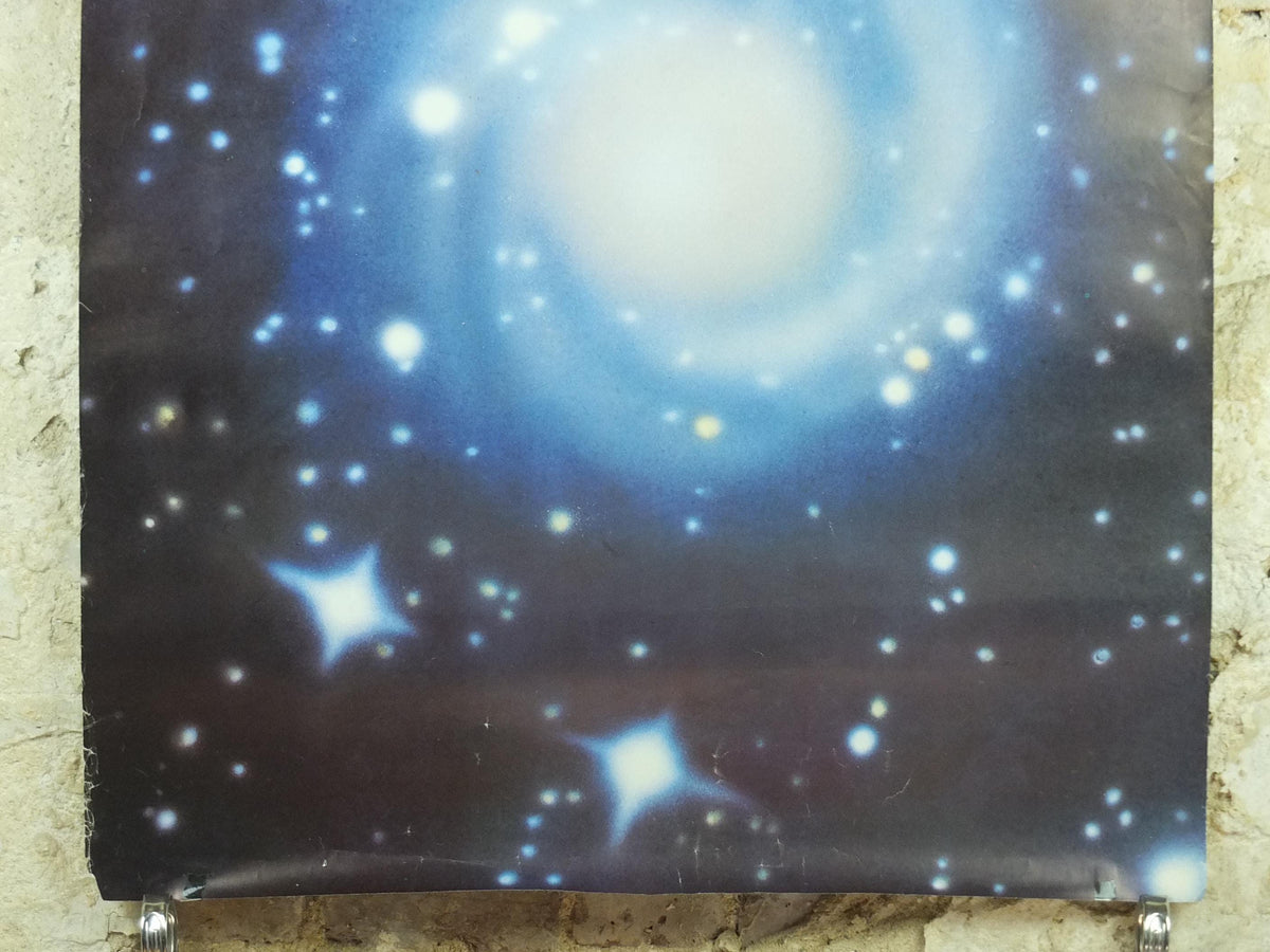 1990s Carlsburg Poster, Cheers to the Universe, Skal for Universet, advertising lager beer, wall art decor