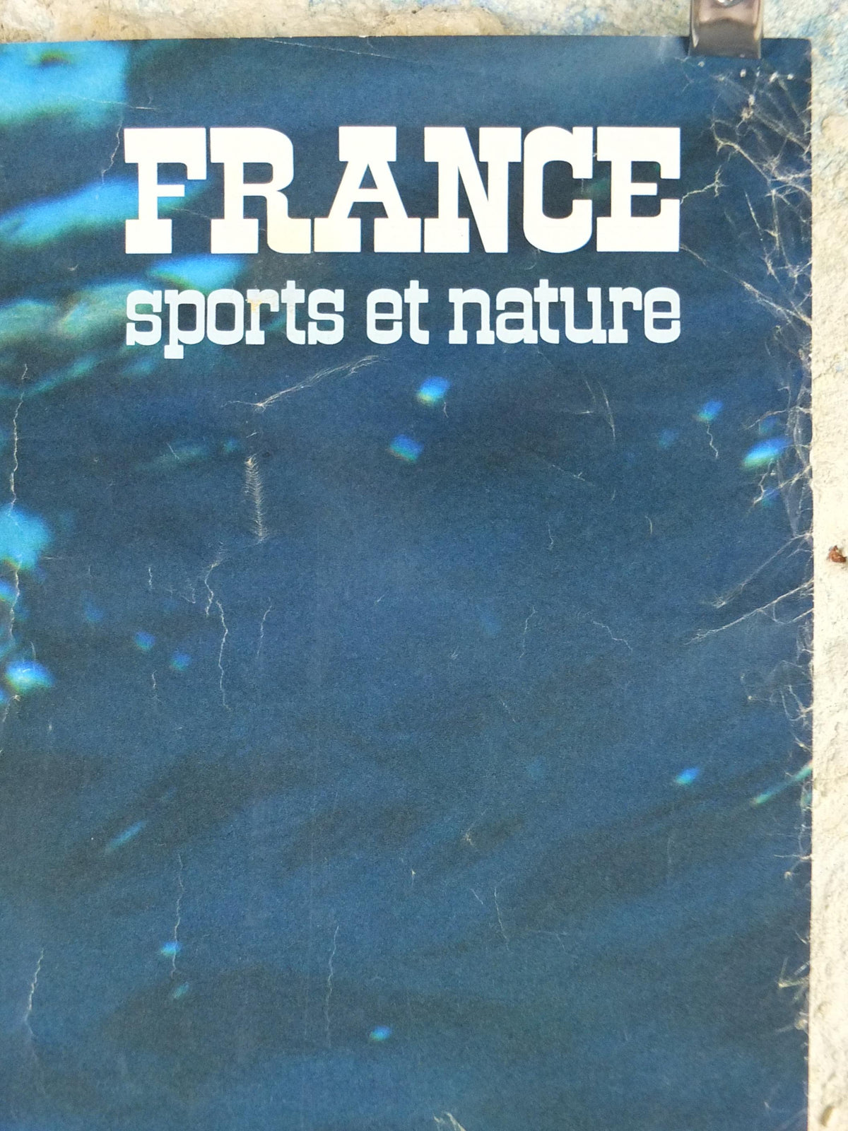 1974 Spearfishing in France Poster, France Sports et Nature, snorkelling and diving, French travel tourism, holiday vacation, wall art decor