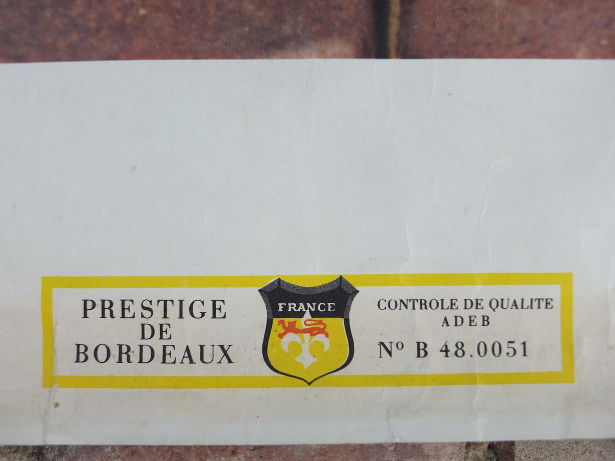 1960s Cheeses of France Poster, soft cheeses with apples, Fromages de France, cheesemaking, Bordeaux viticulture, kitchenalia wall art decor