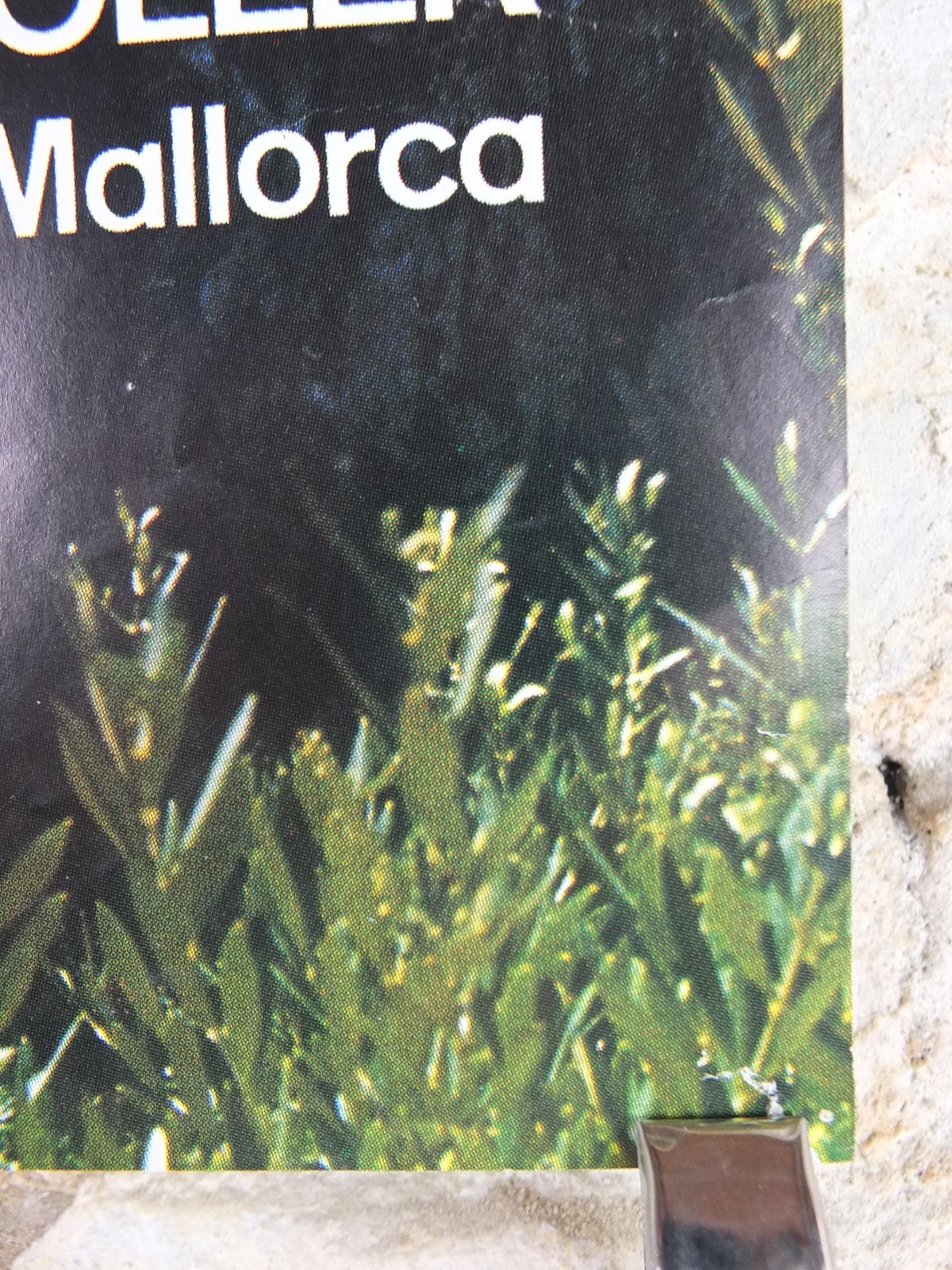 1970s Majorca Mallorca Poster, Port de Soller, Vintage Spanish travel poster, holiday vacation, wall art decor