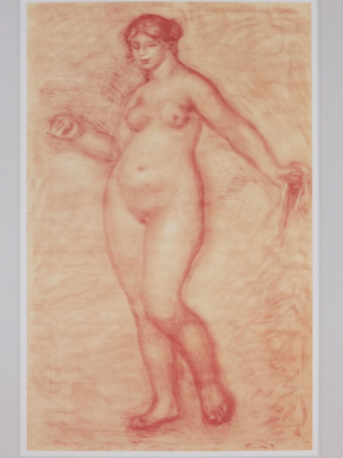 1971 Pierre Renoir Poster, Venus Victrix 1915, Galerie du Carlton, impressionists, artist gallery exhibition wall art decor