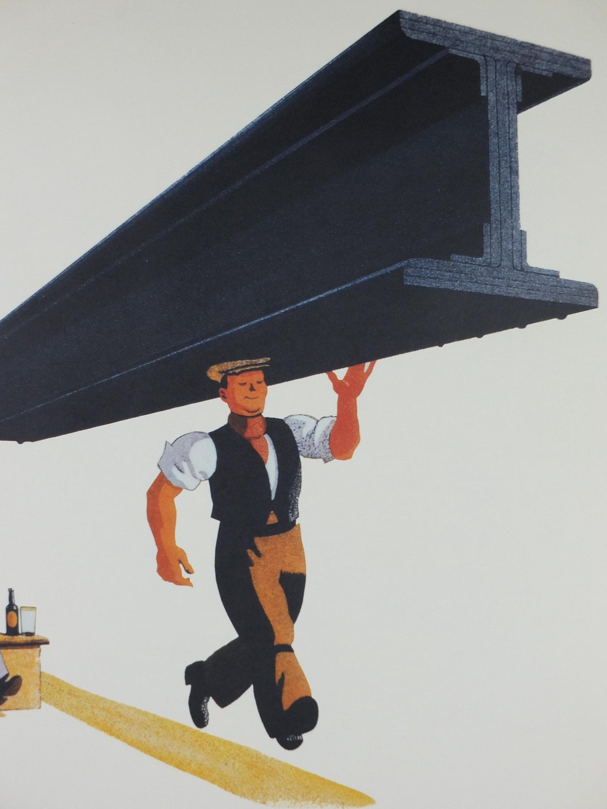 Vintage Guinness Poster, Guinness for Strength, from Guinness Museum, 1934 Advertising campaign Wall art by Gilroy retro 1990s