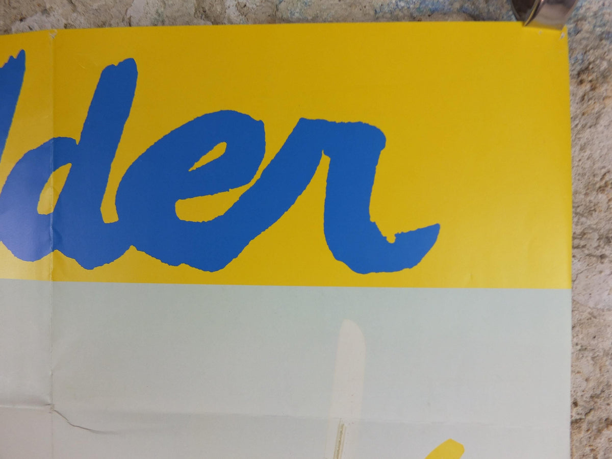 1992 Royal Academy of Arts Poster, Alexander Calder, "Indian Feathers" 1969 Innovative Mobiles artist gallery exhibition, wall art decor