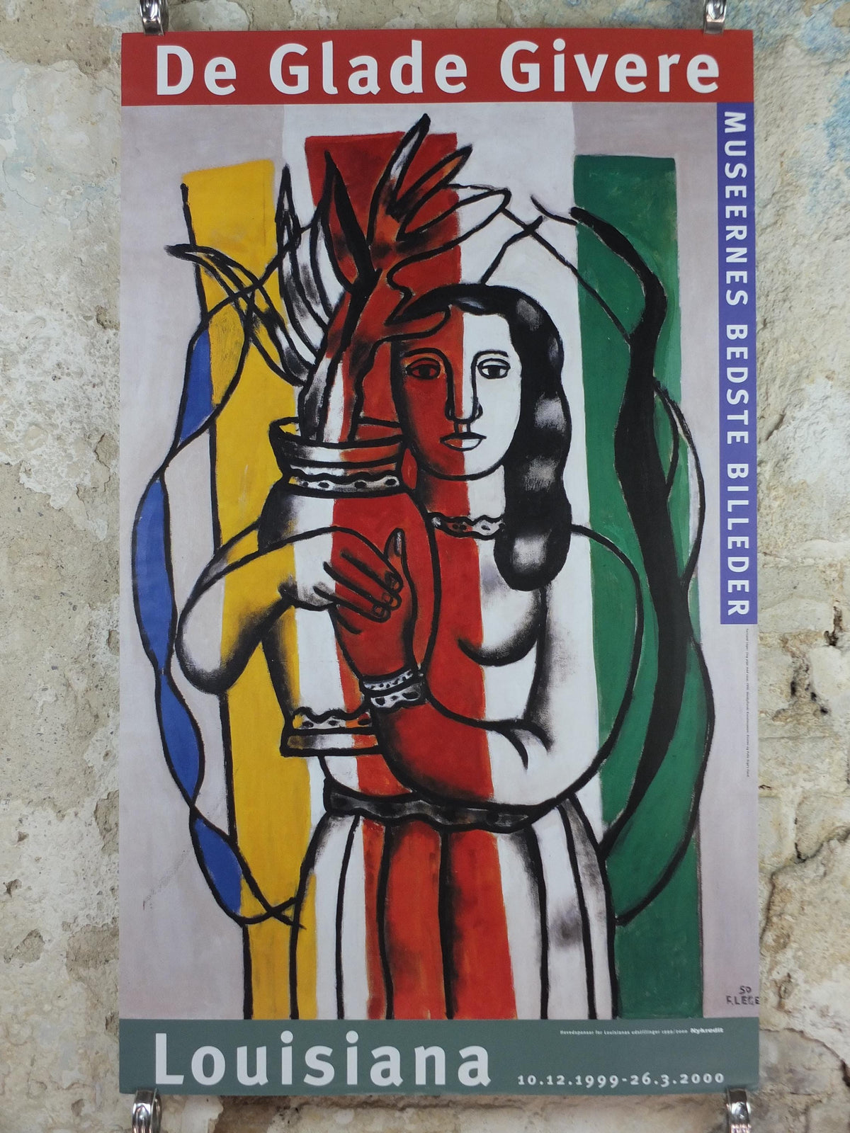 1999 Fernand Leger, Young Girl with Vase 1950, Cubism and Modernism, gallery exhibition wall art decor