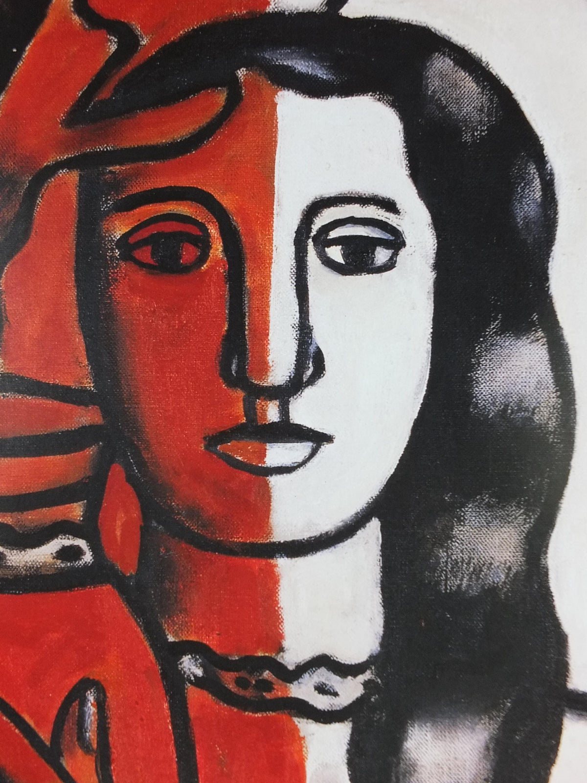 1999 Fernand Leger, Young Girl with Vase 1950, Cubism and Modernism, gallery exhibition wall art decor