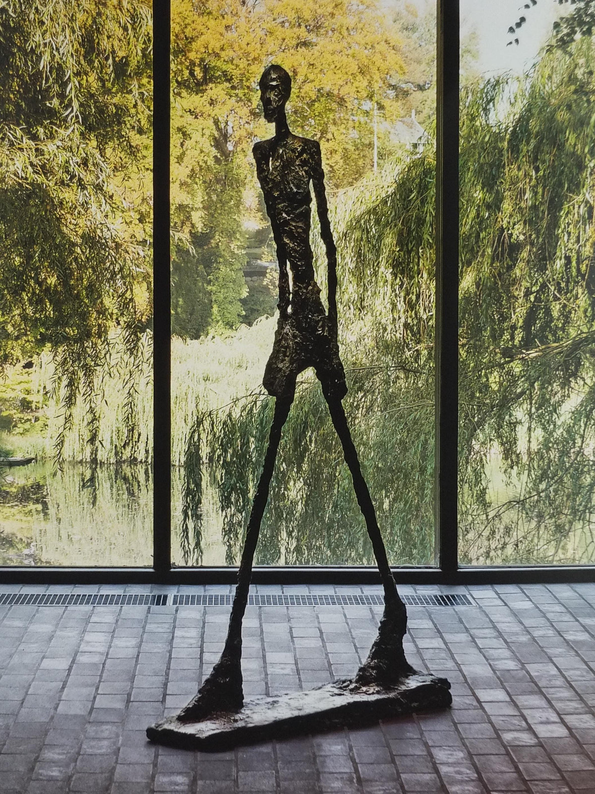 2019 Alberto Giacometti Poster, The Walking Man, L'Homme Qui Marche, Louisiana Copenhagen, Modernism, gallery exhibition, wall art decor