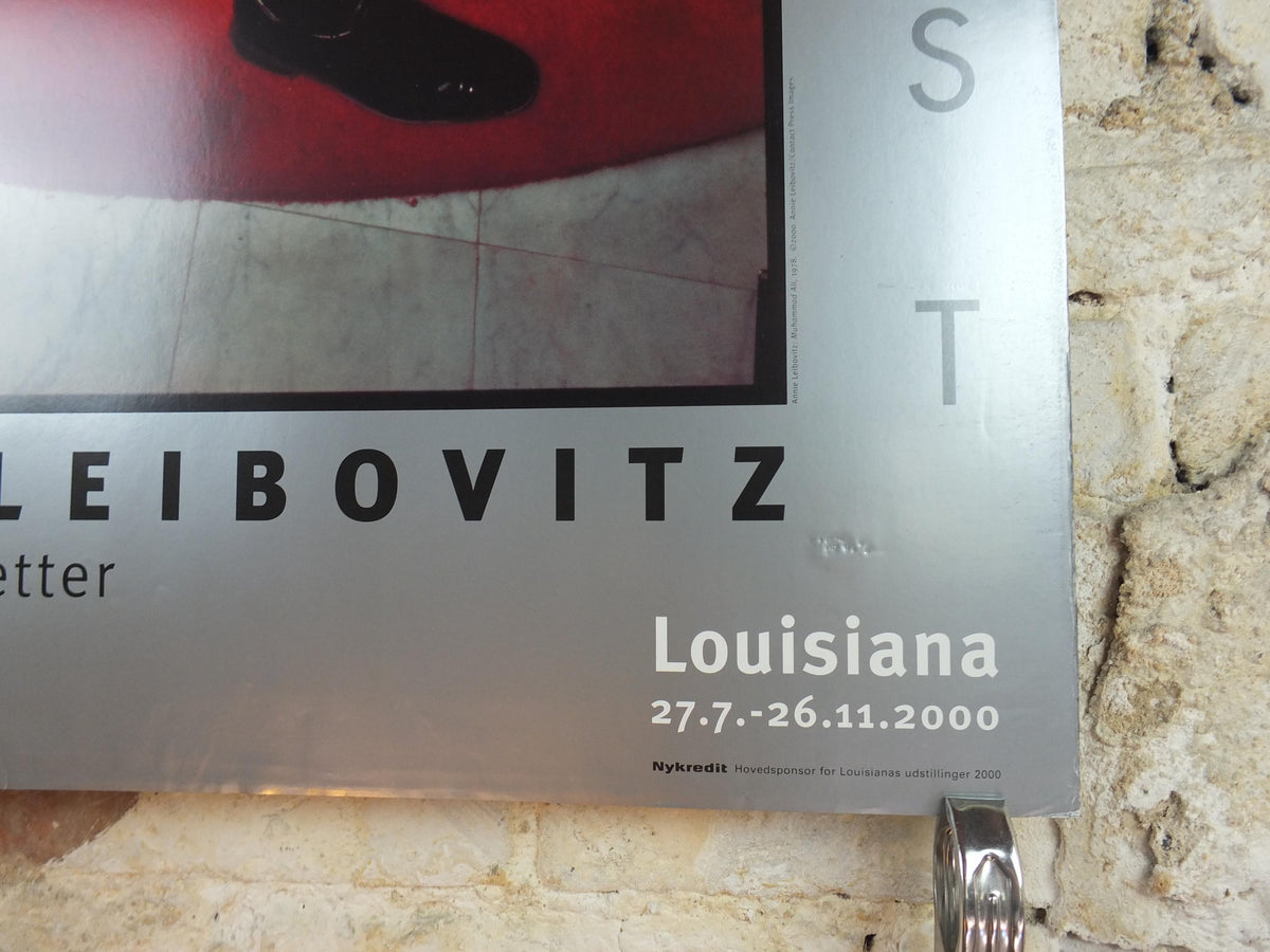 2000 Annie Leibovitz Poster, Muhammad Ali from 1978, boxing, Louisiana, Copenhagen, photography gallery exhibition, wall art decor