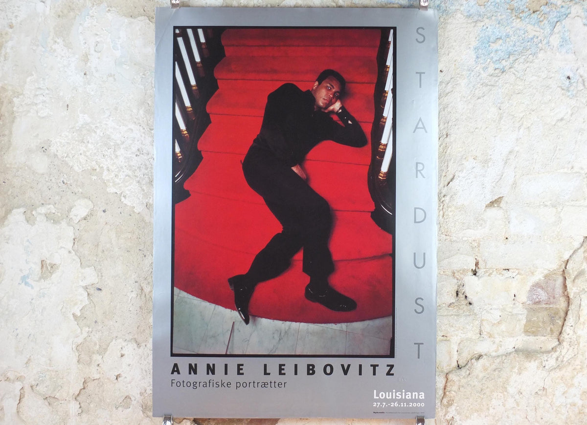 2000 Annie Leibovitz Poster, Muhammad Ali from 1978, boxing, Louisiana, Copenhagen, photography gallery exhibition, wall art decor