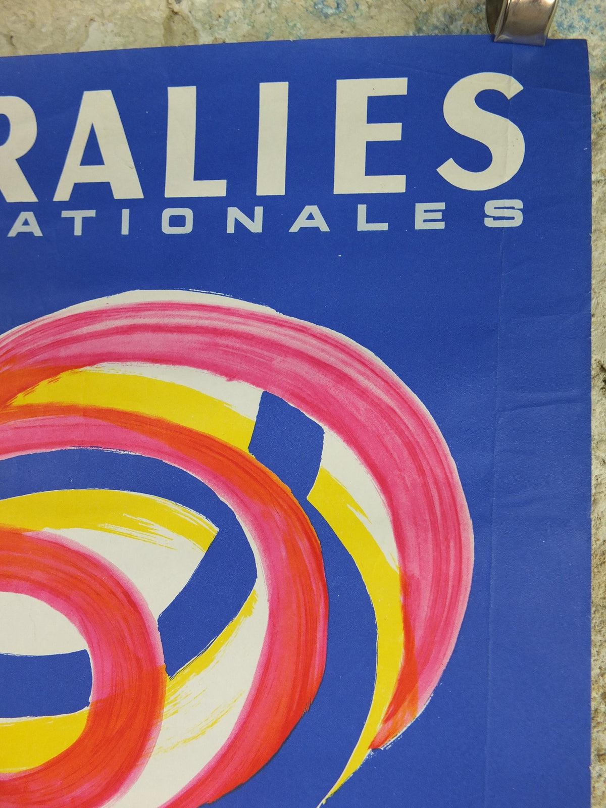 1964 International Paris Flower Show Poster, Floralies Internationales, Paris, Palais de la Defense, by Villemot, retro wall art decor