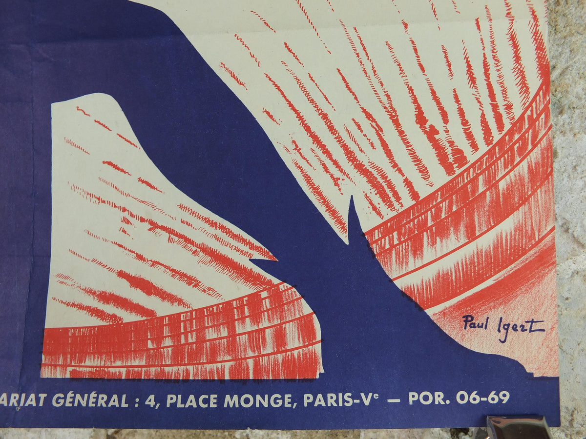 1953 Paris Festival of the Arts, Festival International Des Arenes De Lutece Poster, music, sport, dance and theatre, Paris, wall art decor