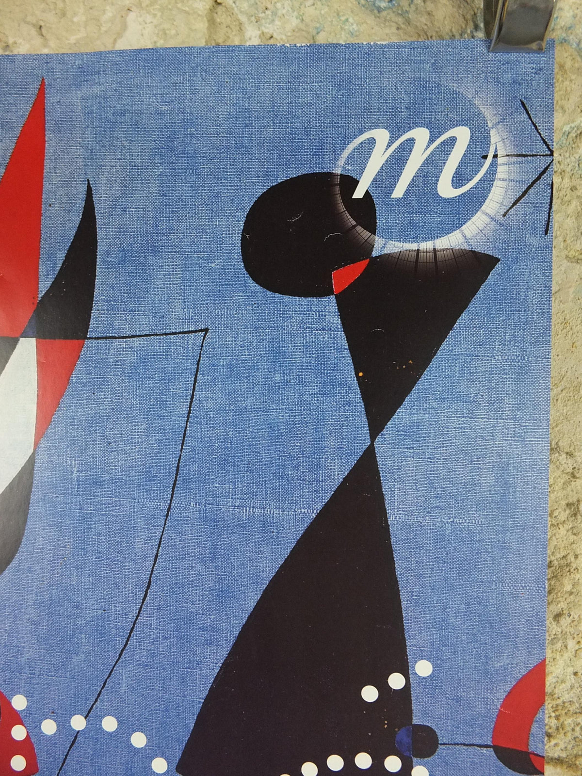 2018 Joan Miro Exhibition Poster, Women and Bird in the Night 1947, Grand Palais, Dada Surrealism, gallery exhibition, wall art decor