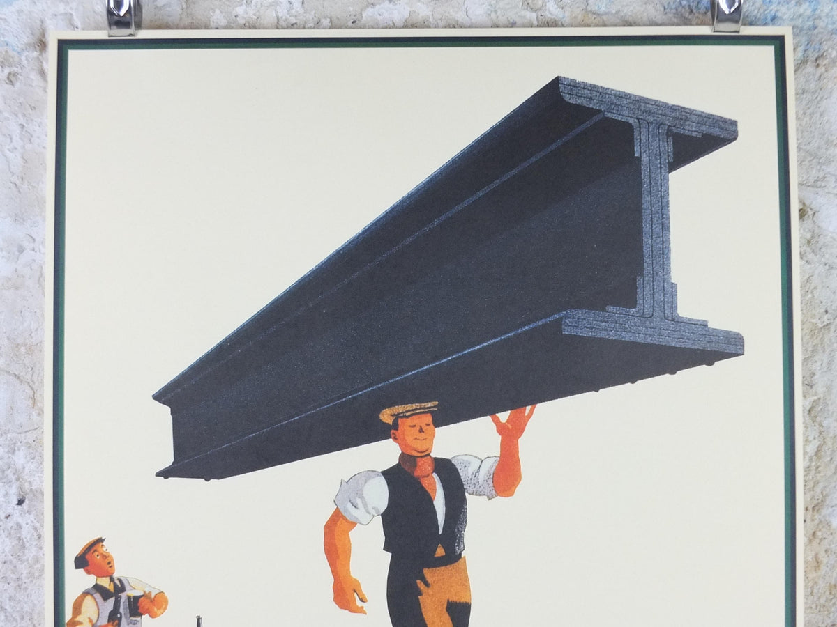 Vintage Guinness Poster, Guinness for Strength, from Guinness Museum, 1934 Advertising campaign Wall art by Gilroy retro 1990s