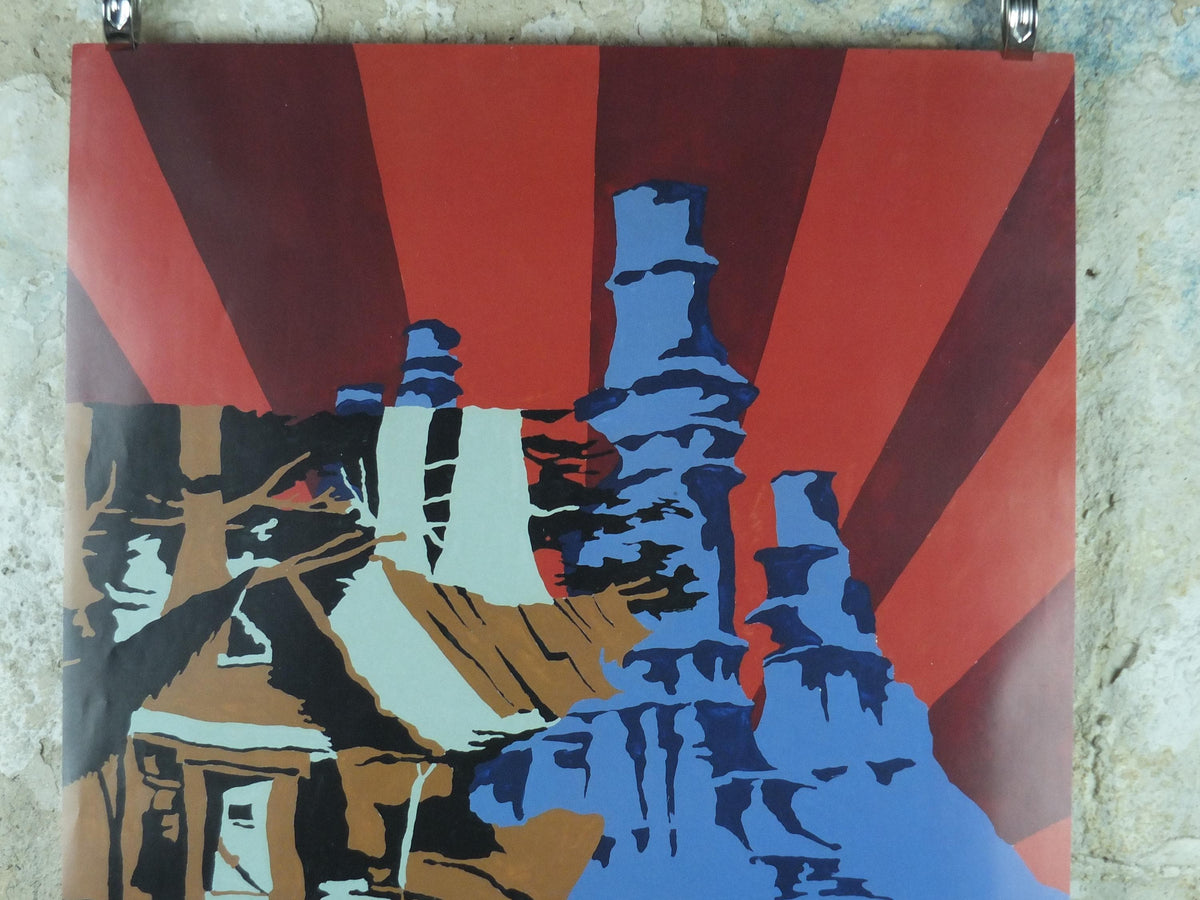 2002 Per Kirkeby Poster, Without Title 1967, Painting on Masonite, Louisiana Museum of Modern Art, gallery exhibition wall art decor