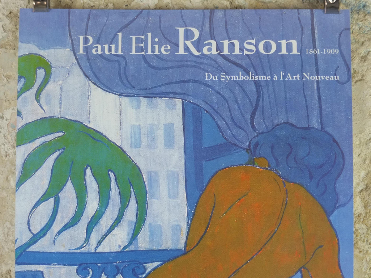 1997 Paul Ranson Poster, The Blue Room 1891, La Chambre Bleue, Art Nouveau, Symbolism post impressionism, art gallery, wall art decor