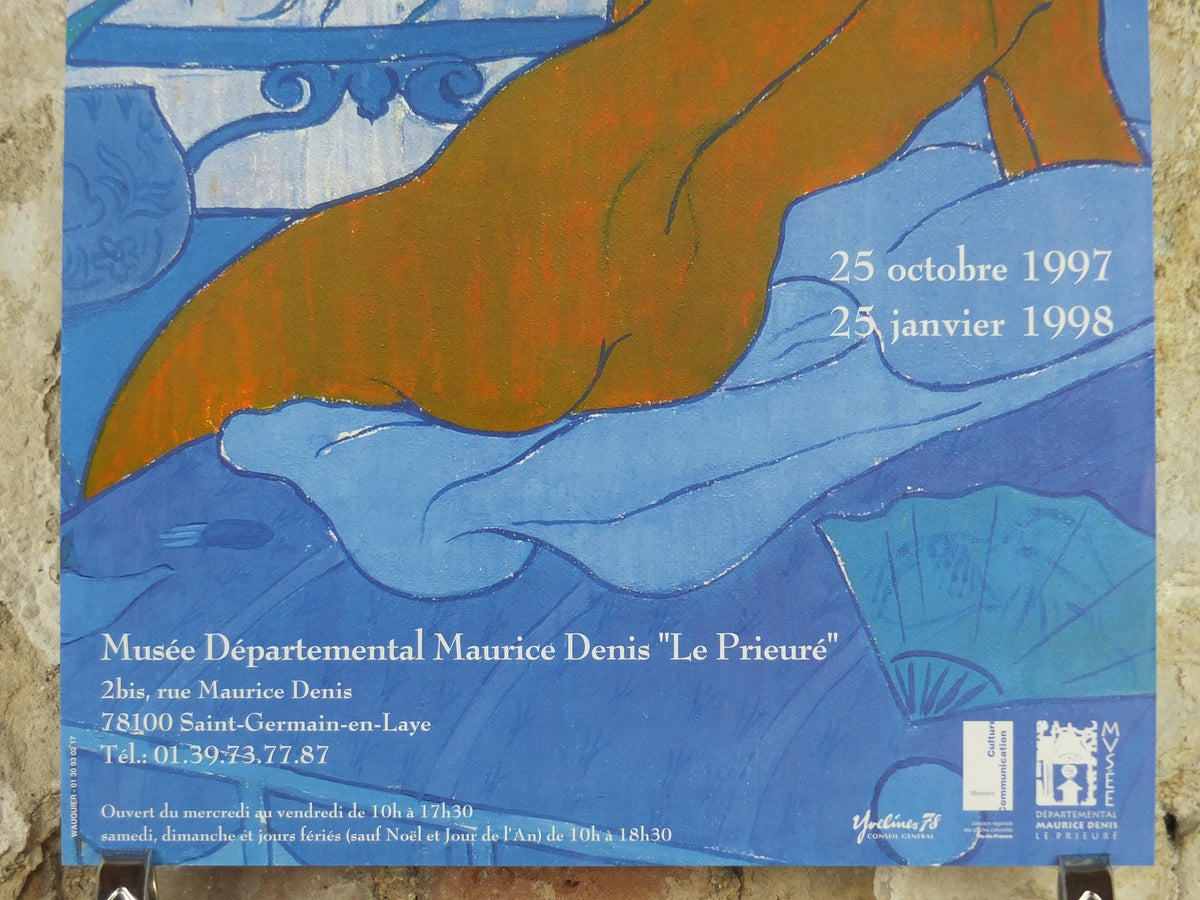 1997 Paul Ranson Poster, The Blue Room 1891, La Chambre Bleue, Art Nouveau, Symbolism post impressionism, art gallery, wall art decor