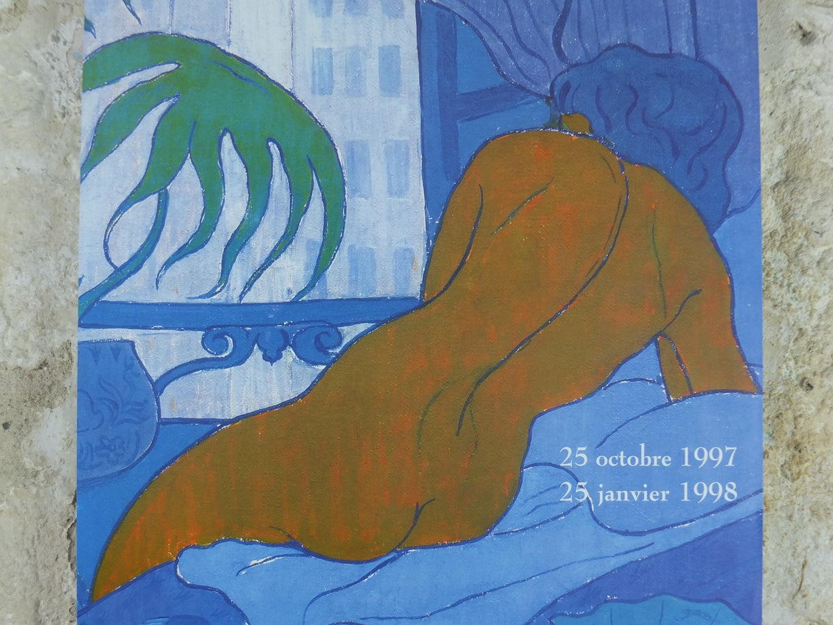 1997 Paul Ranson Poster, The Blue Room 1891, La Chambre Bleue, Art Nouveau, Symbolism post impressionism, art gallery, wall art decor
