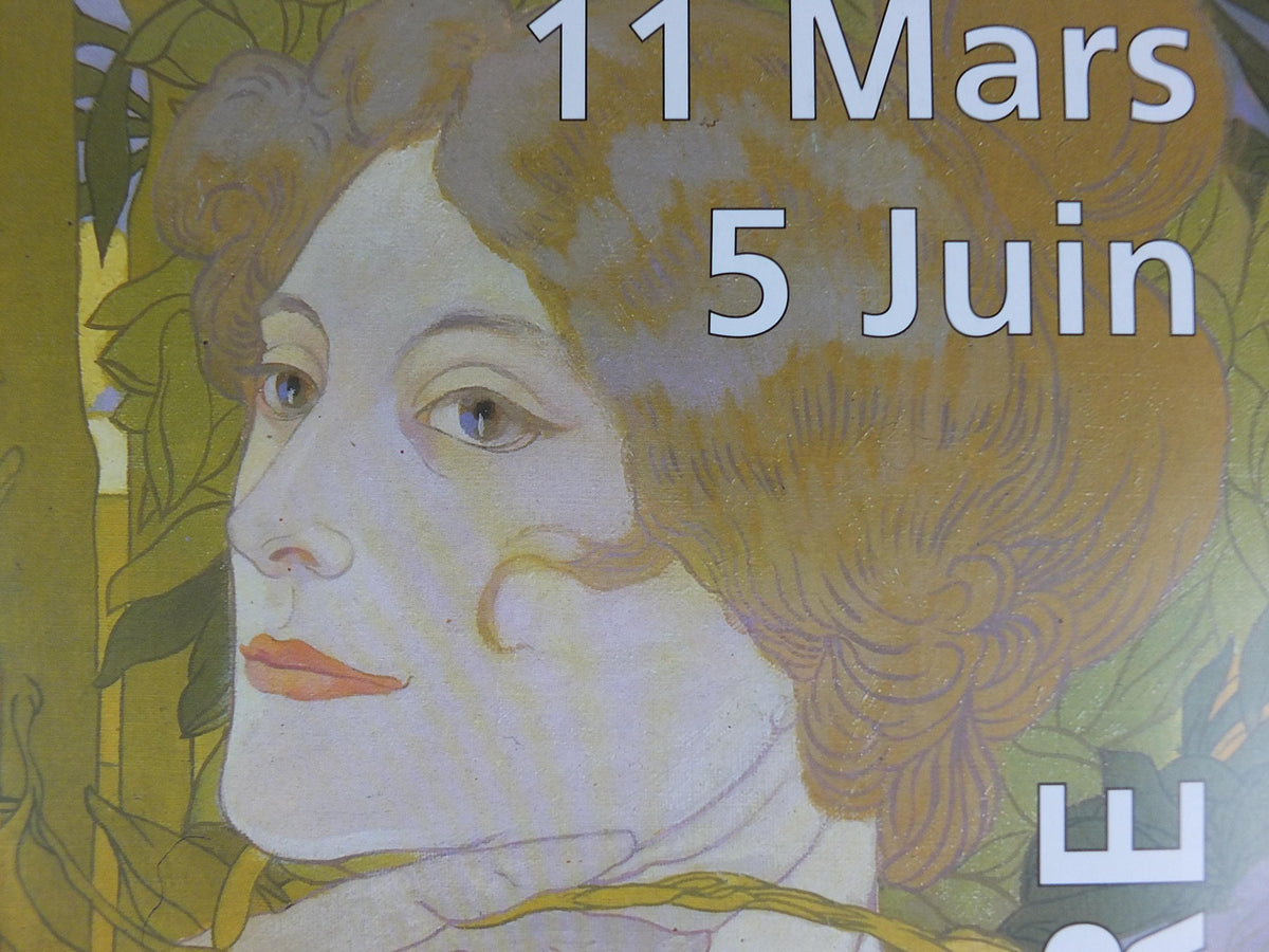 1995 Georges de Feure Poster, The Woman With the Iris 1897, La Femme À l'Iris, Art Nouveau, Symbolism post impressionism, wall art decor