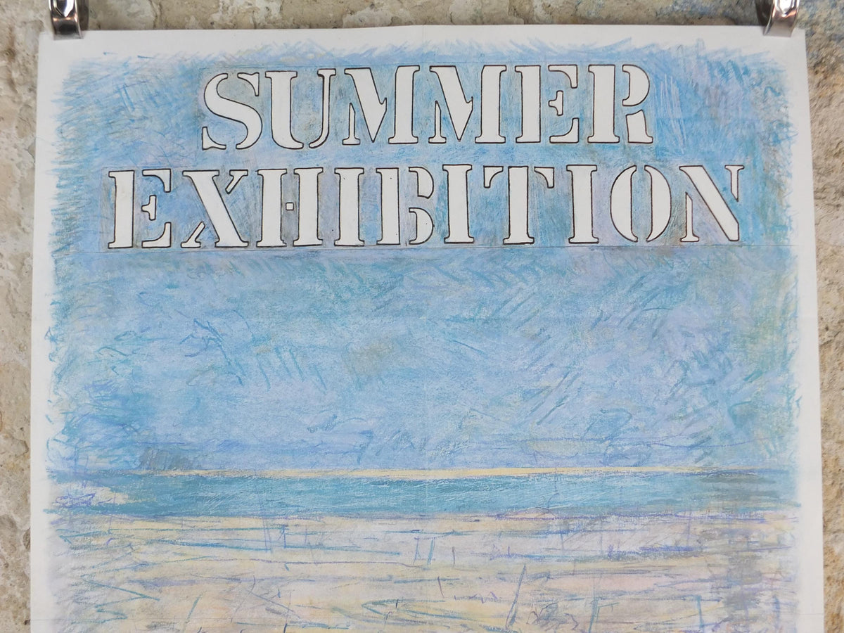 1992 Roger de Grey Poster, Seascape, Royal Academy of Arts, Summer Exhibition, exhibition wall art decor