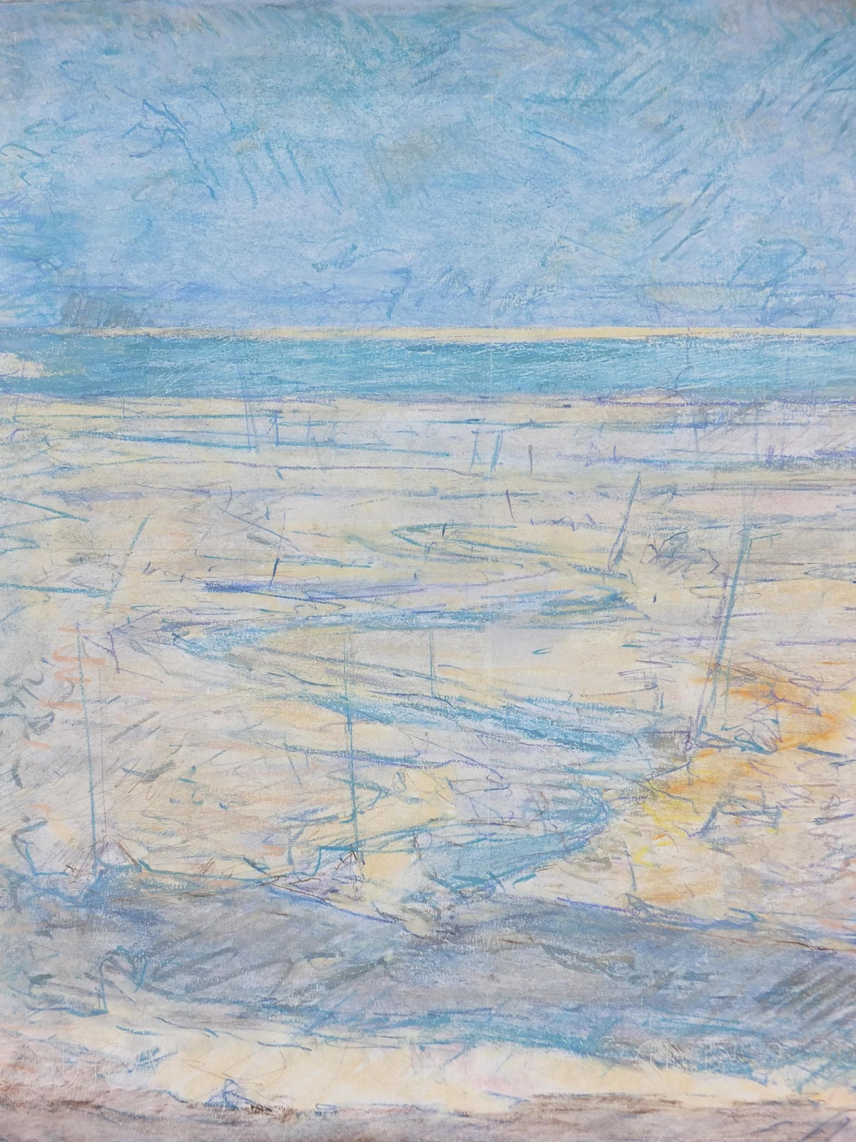 1992 Roger de Grey Poster, Seascape, Royal Academy of Arts, Summer Exhibition, exhibition wall art decor