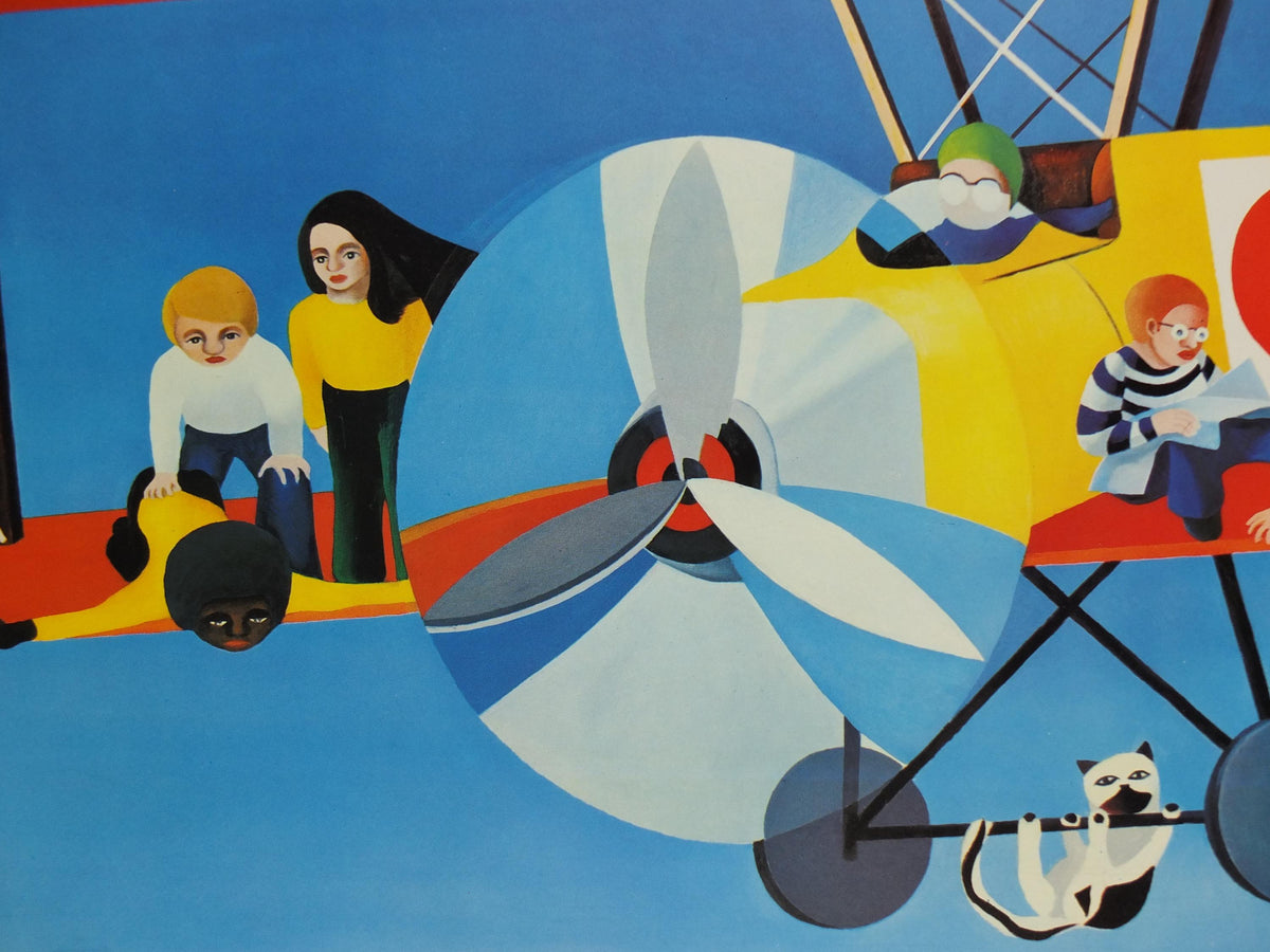 Red Cross Poster, We land anywhere, International Federation of Red Cross and Red Crescent Societies (IFRC), humanitarian aid wall art decor